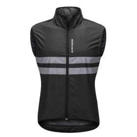 Sleeveless Vest Of Mountain Bike Riding Suit (Option: BL205B black vest-2XL)