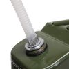 20L Standard Cold-rolled Plate Petrol Diesel Can Gasoline Bucket with Oil Pipe Army Green